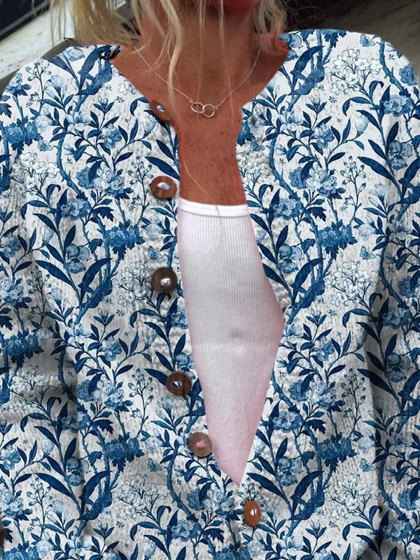 Tiverly – Cardigan Fiori e Uccelli - Cristina Milano
