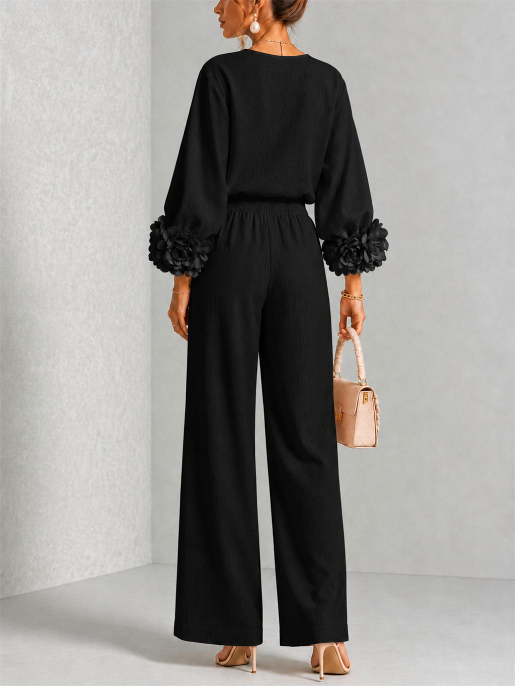 Carys | Completo Due Pezzi con Polsini Floreali - Cristina Milano
