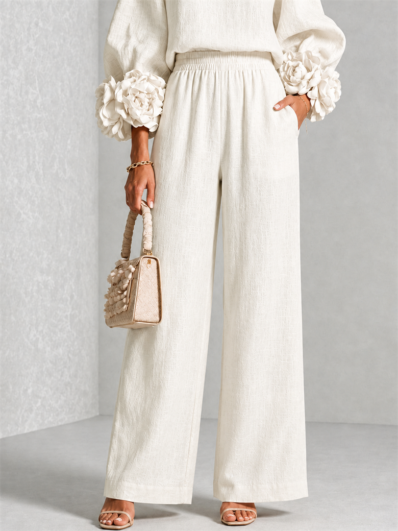 Carys | Completo Due Pezzi con Polsini Floreali - Cristina Milano